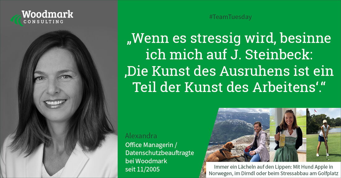 Statement von Alexandra zur Woodmark