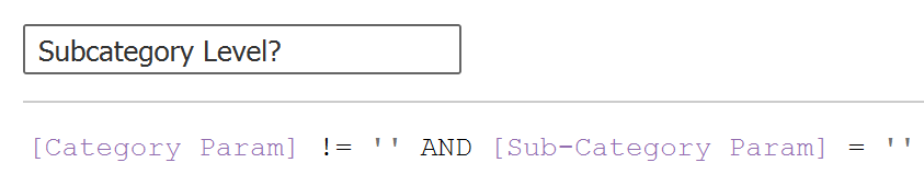 Dynamic Zone Visibility Subcategory Level