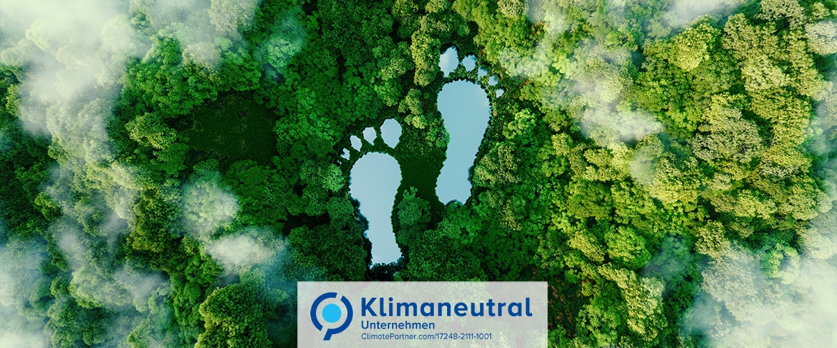 Fußabdruck Klimaneutrales Unternehmen