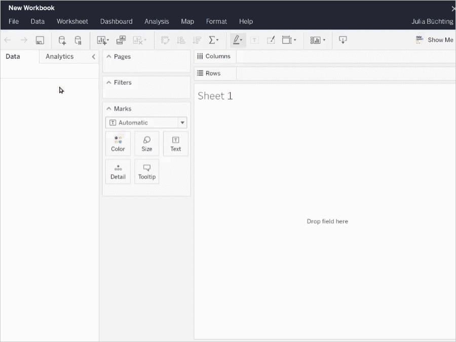 Tableau Software Daten Anbindung